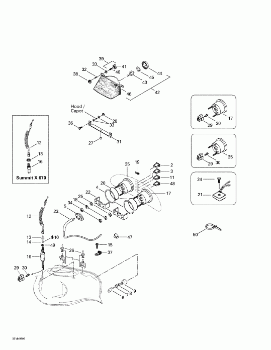 ��������  Summit 500/X 670, 1999 ������ - Electrical System