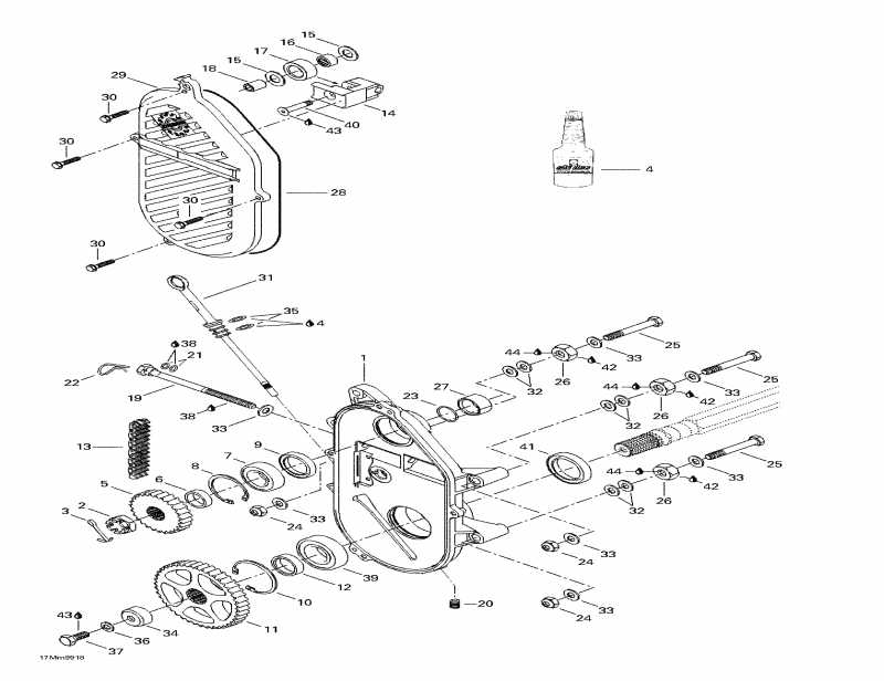  Ski-doo Summit 600, 1999  - Chaincase