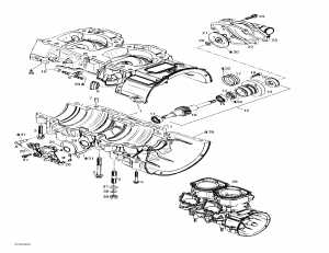 01-       (01- Crankcase, Water Pump And Oil Pump)