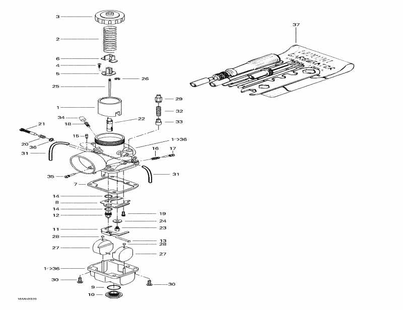   Suumit 700, 1999 - Carburetors