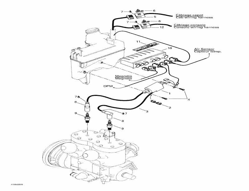 Skidoo Suumit 700, 1999 - Ignition