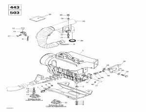 01-  Sport  Muffler (443, 503) (01- Engine Support And Muffler (443, 503))