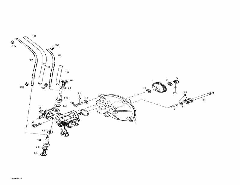 snowmobile Skidoo - Oil Injection System