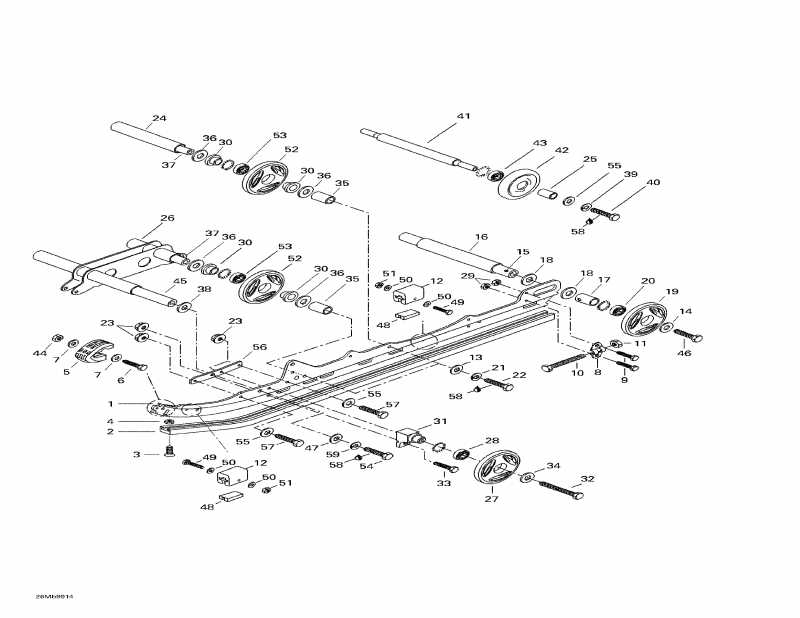  Ski Doo Touring SLE, 1999 - Rear Suspension