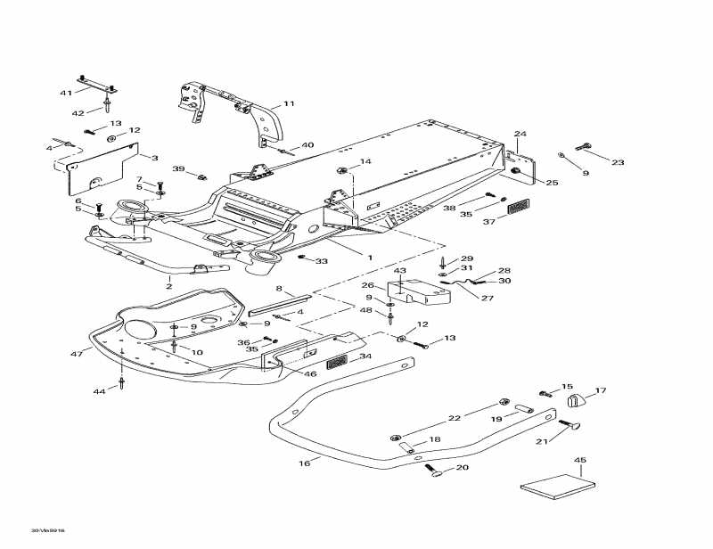 SKIDOO ������ Tundra, 1999 - Frame And Body 2