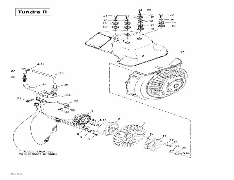 Skidoo Tundra R, 1999  - Magneto (tundra R)