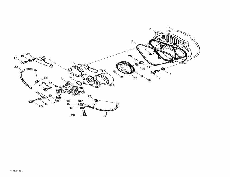 Ski Doo Formula 500 LC, 2000  - Oil Injection System