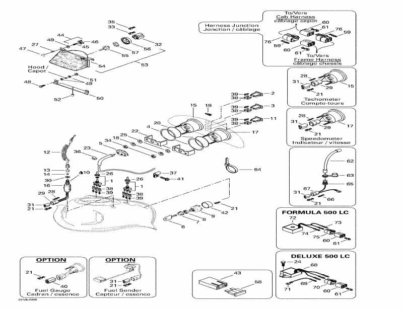 snowmobile  ����������� Formula 500 LC, 2000 - Electrical System