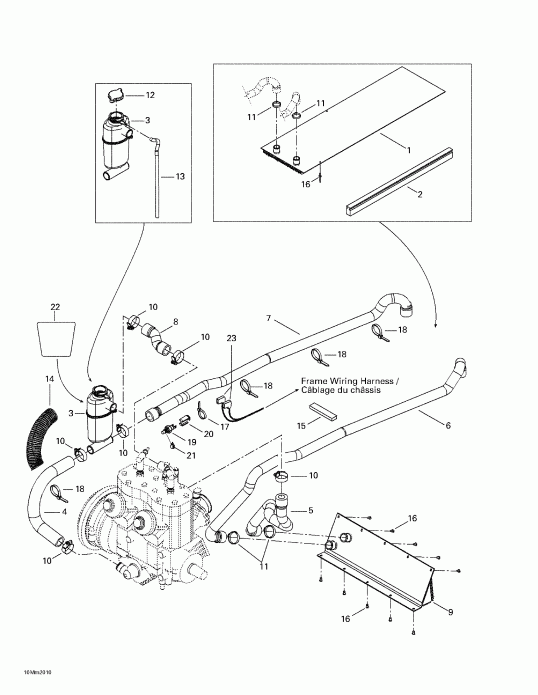 snowmobile Ski Doo Formula Deluxe 600/700, 2000 -  System