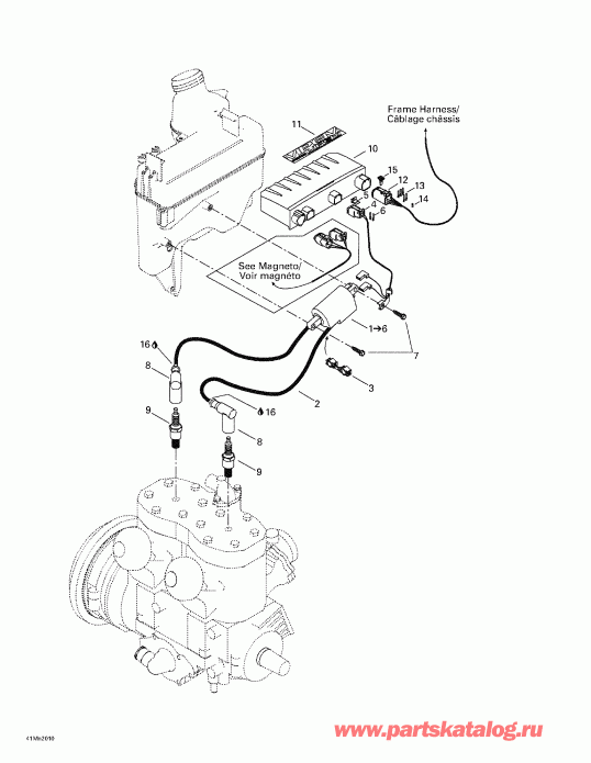 BRP SkiDoo Formula Deluxe 600/700, 2000 - Ignition