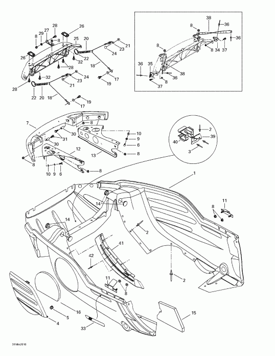snowmobile Skidoo Formula Deluxe 600/700, 2000 ������ - ������ ������