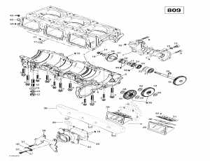 01-  ,  ,   2 (01- Crankcase, Reed Valve, Water Pump 2)