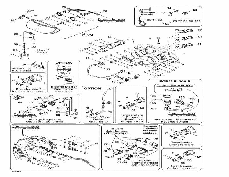  Ski-doo Formula III 800, 2000  -  System