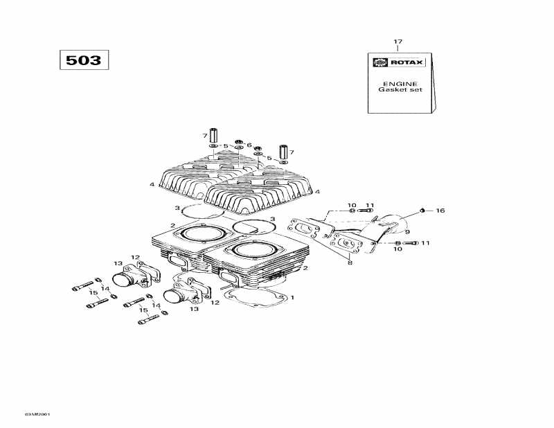 ��������  ������ Formula S, 2000 - Cylinder, Intake Exhaust Manifold (503)