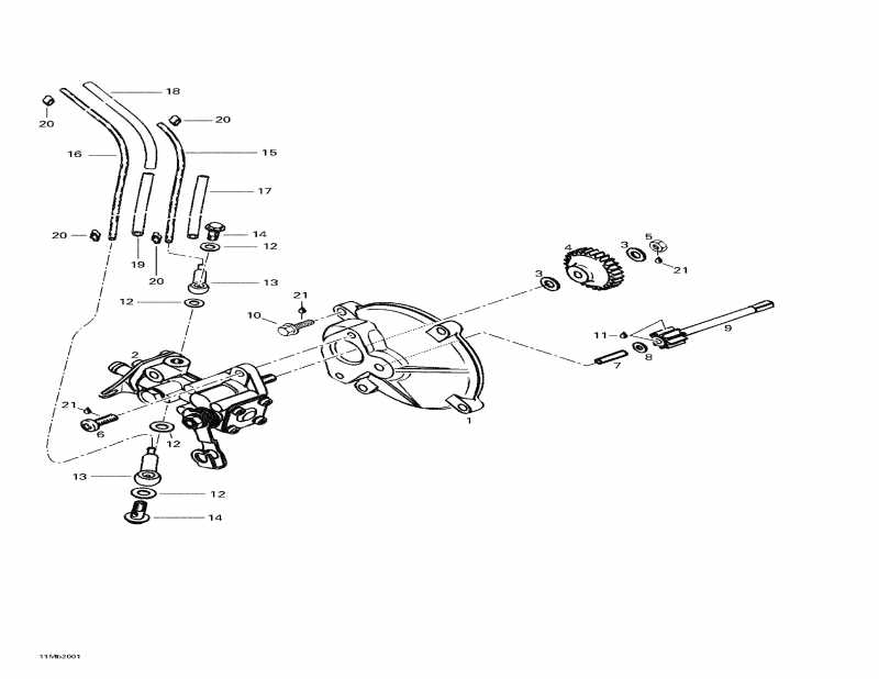 Skidoo Formula S, 2000  - Oil Injection System