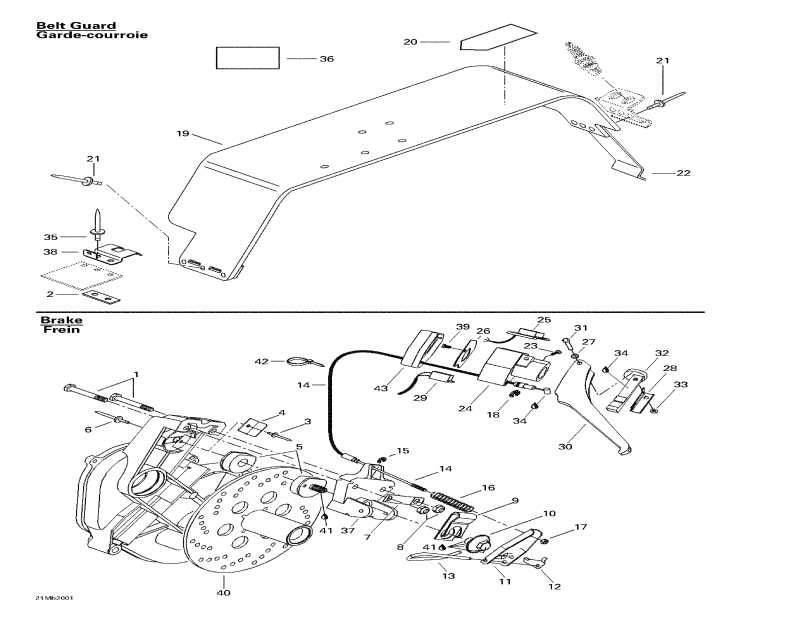  Ski-doo Formula S, 2000  - Mechanic   Belt Guard