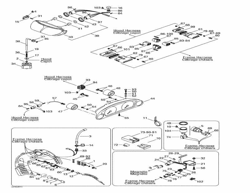  Skidoo  Grand Touring 700, 2000 - Electrical System