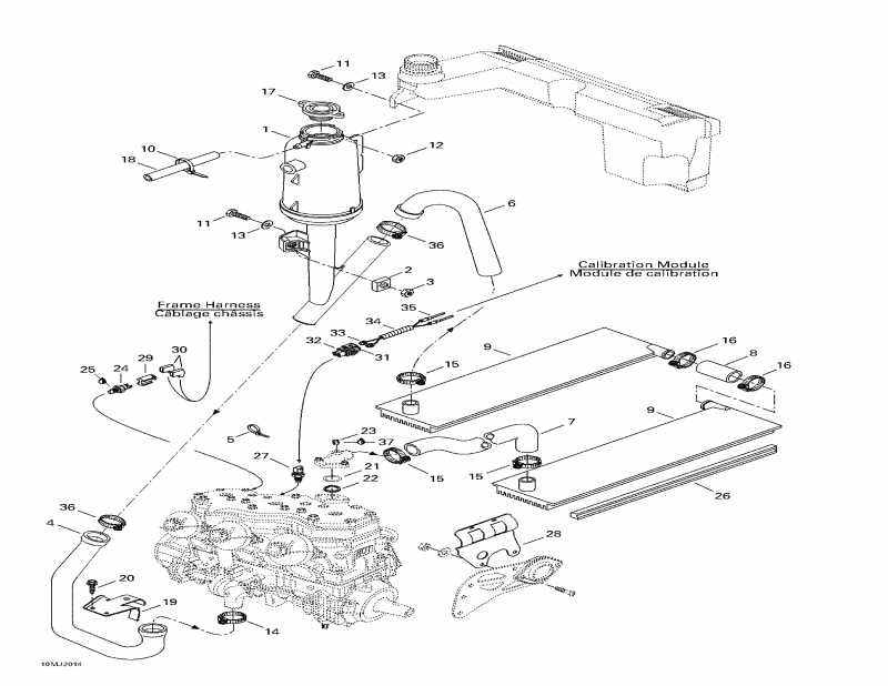 snowmobile  Grand Touring SE, 2000  - Cooling System