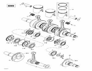 01-    (699) (01- Crankshaft And Pistons (699))