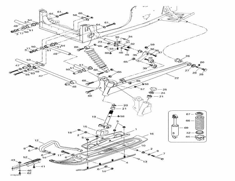  Skidoo - Front Suspension And Ski