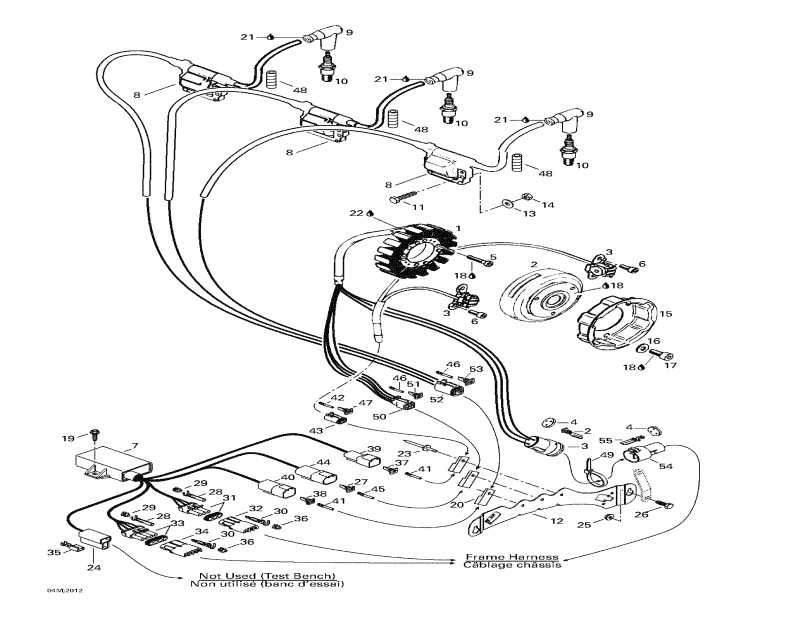  Skidoo Mach 1 R, 2000 - Magneto 12v 290w