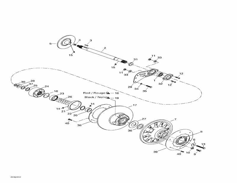   Mach 1 R, 2000 - Driven Pulley