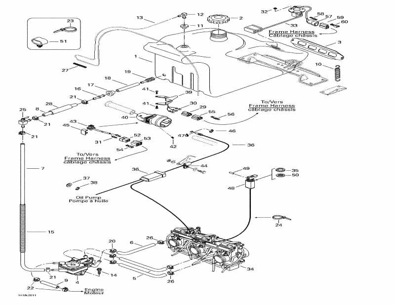  ski-doo Mach Z, 2000  - Fuel System