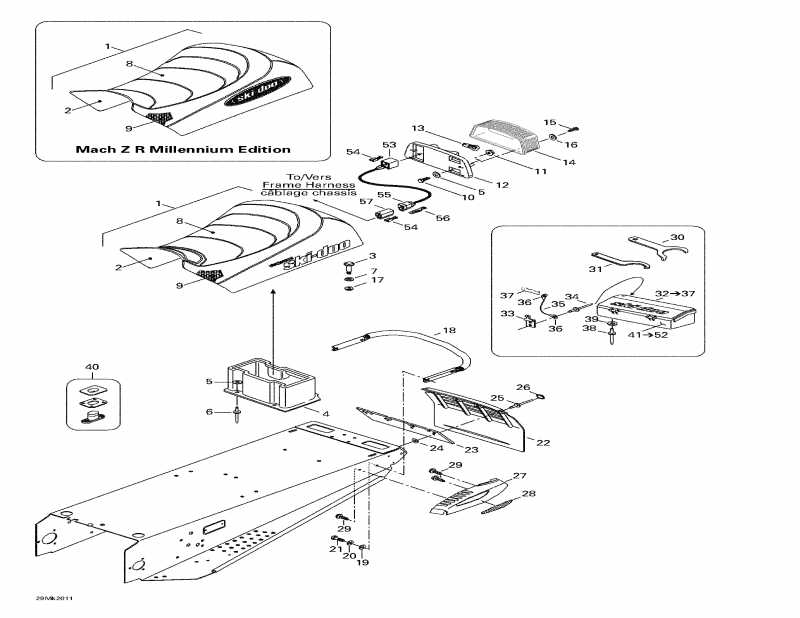  SKIDOO - Seat And Accessories