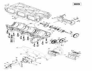 01-  ,  ,   (01- Crankcase, Reed Valve, Water Pump)