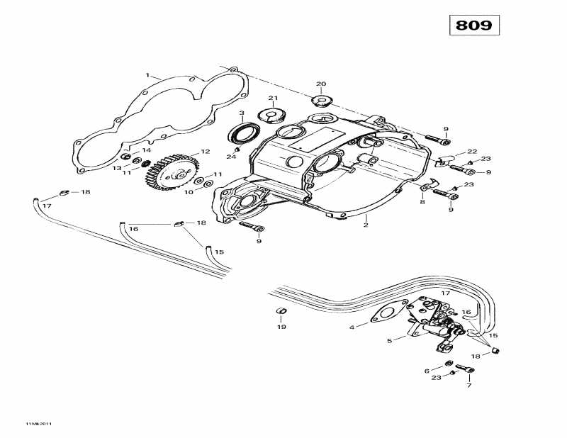 ��������  ������ Mach Z R, 2000 - Ignition Housing Oil Pump