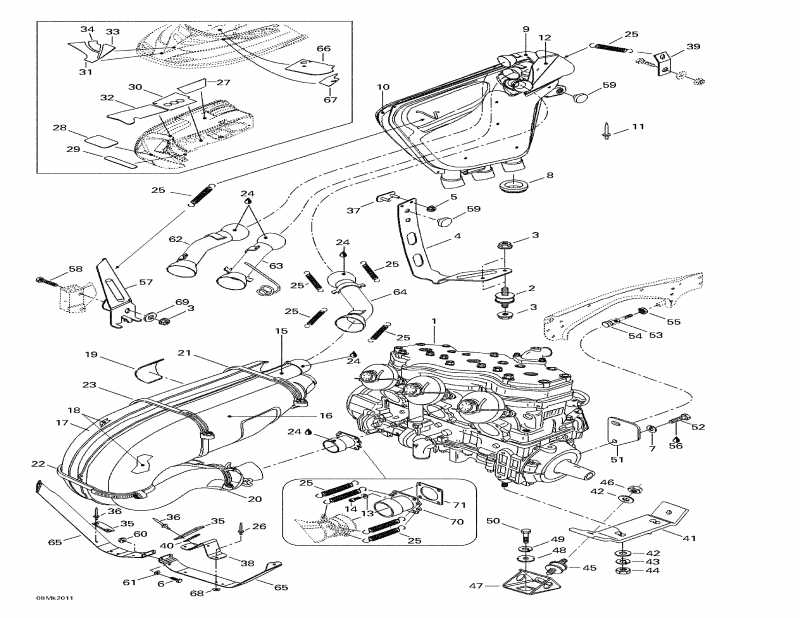  BRP SkiDoo -  Sport  Muffler