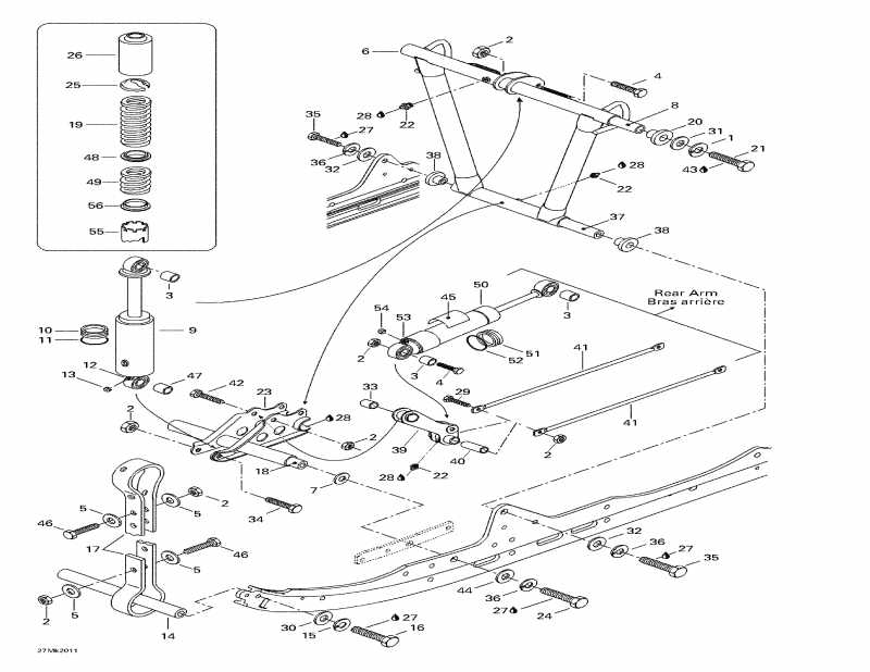 BRP  Mach Z R Millennium Edition, 2000 - Front Arm