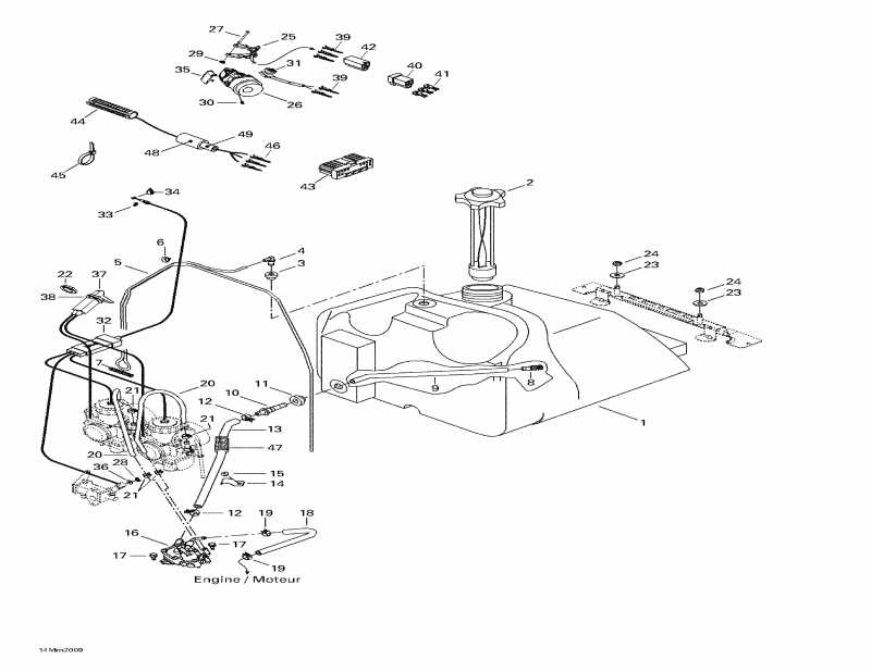  SKIDOO MX Z 600, 2000 - Fuel System