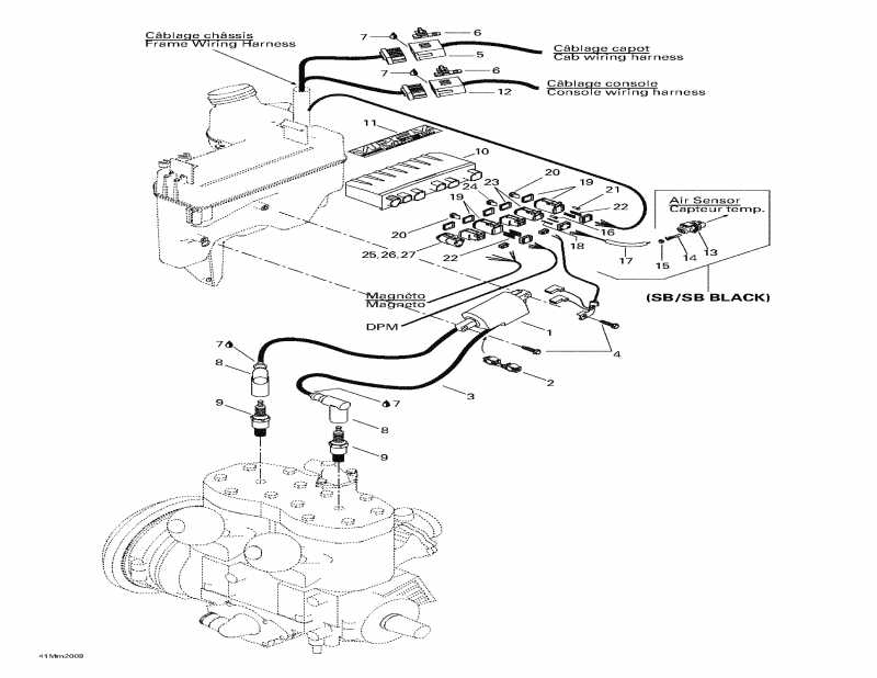 snowmobile Ski-doo MX Z 600 SB, 2000 - Ignition