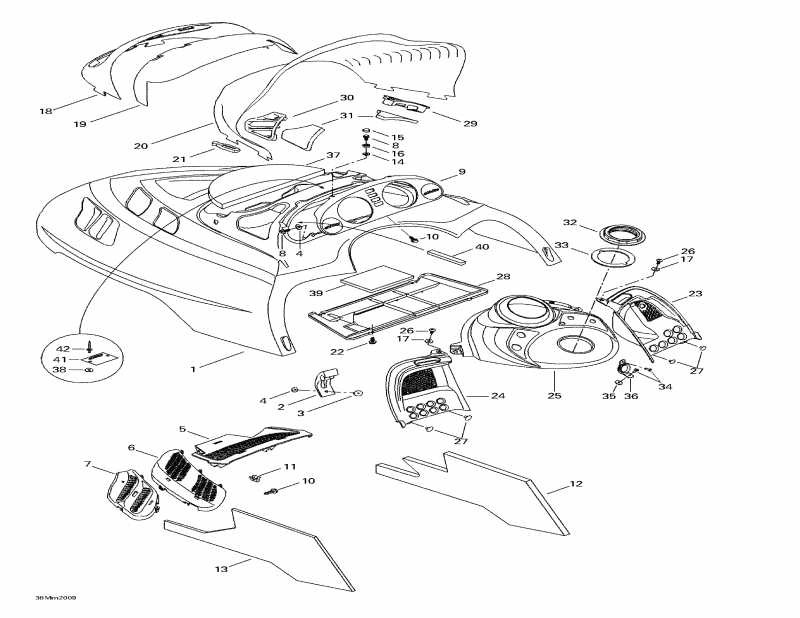   MX Z 600 SB, 2000  - Cab, Console
