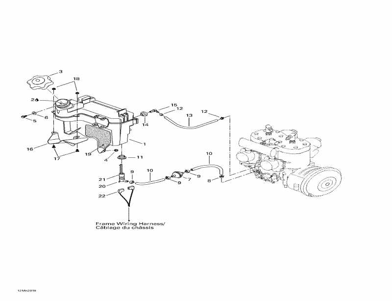 �������� ski-doo - Oil Tank