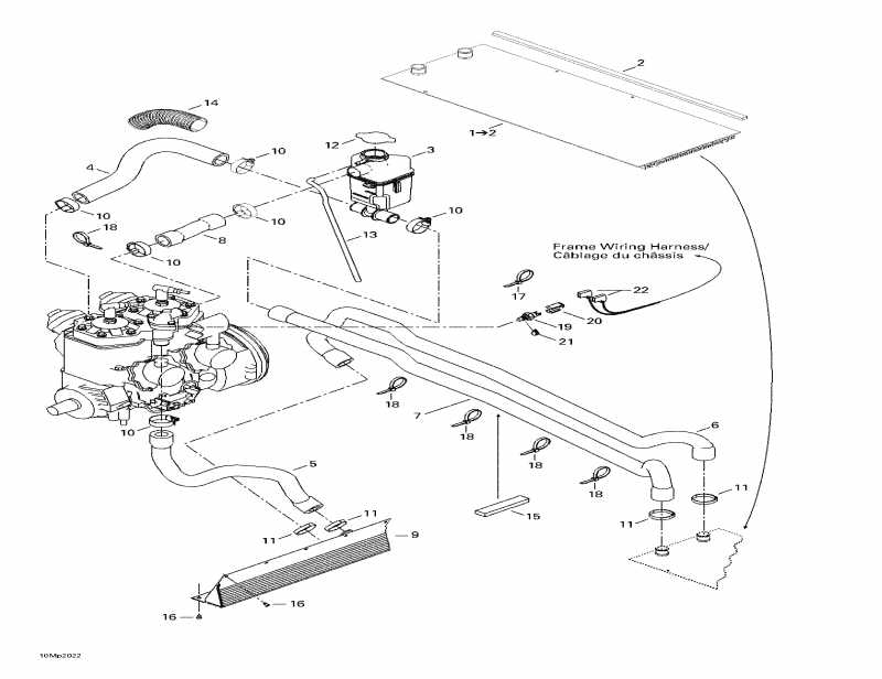 snowmobile Skidoo  MX Z 800, 2000 - Cooling System