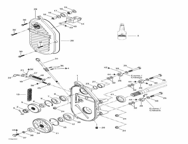 Ski-doo MX Z 800, 2000 - Chaincase