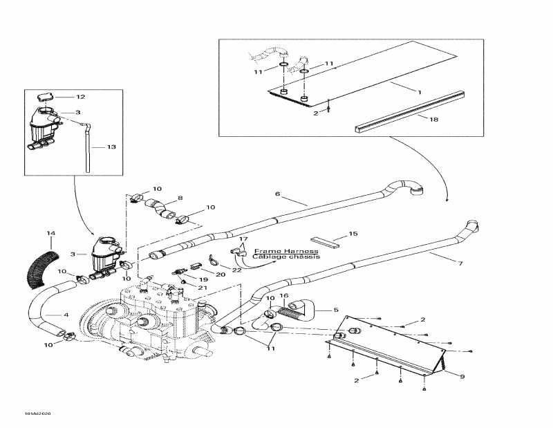 SkiDoo MX Z X 440 LC, 2000  - Cooling System