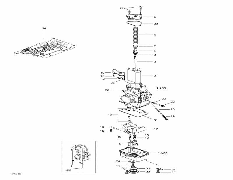 MX Z X 440 LC, 2000 - Carburetors