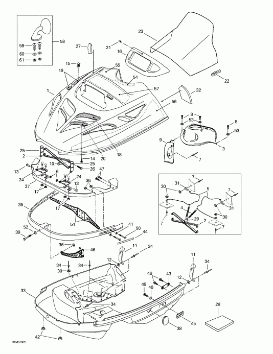 SKIDOO - Cab, Console