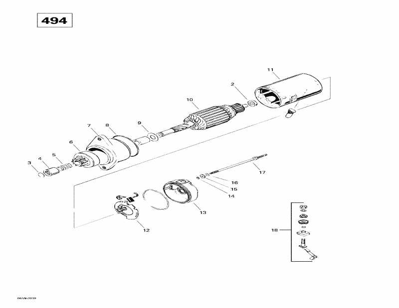  Skidoo  Skandic Super Wide Track, 2000 - Electric Starter (494)