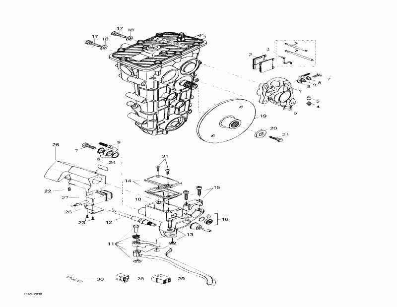 �������� Ski-doo Skandic Super Wide Track, 2000 - Brake
