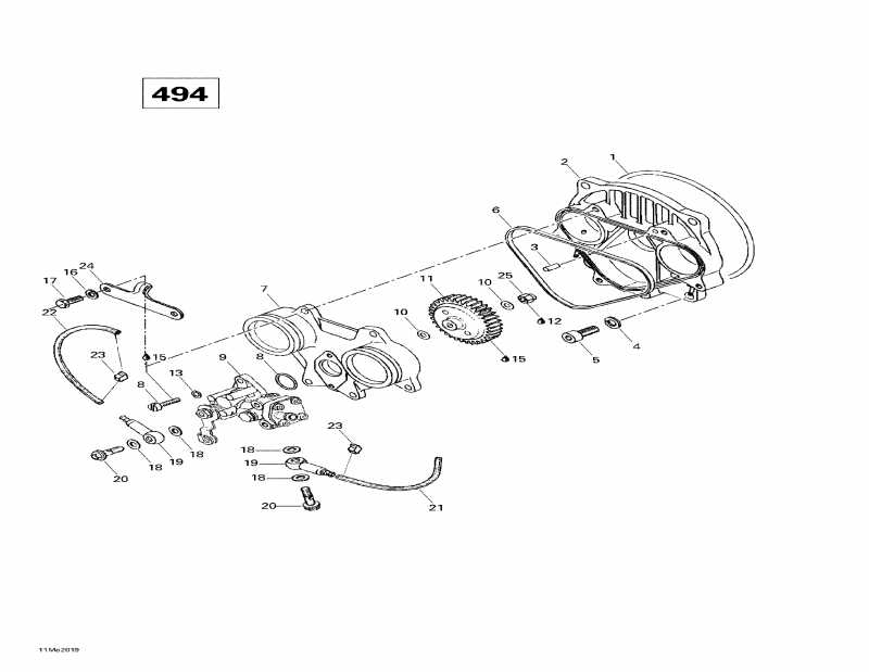 SKIDOO Skandic Wide Track, 2000  - Oil Injection System (494)