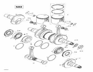 01- �������� � ������ (503) (01- Crankshaft And Pistons (503))