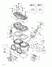 01- ,  ,   (01- Cylinder, Exhaust Manifold, Reed Valve)