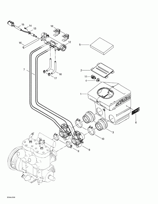 Skidoo Summit 600/SB, 2000  - Air   System