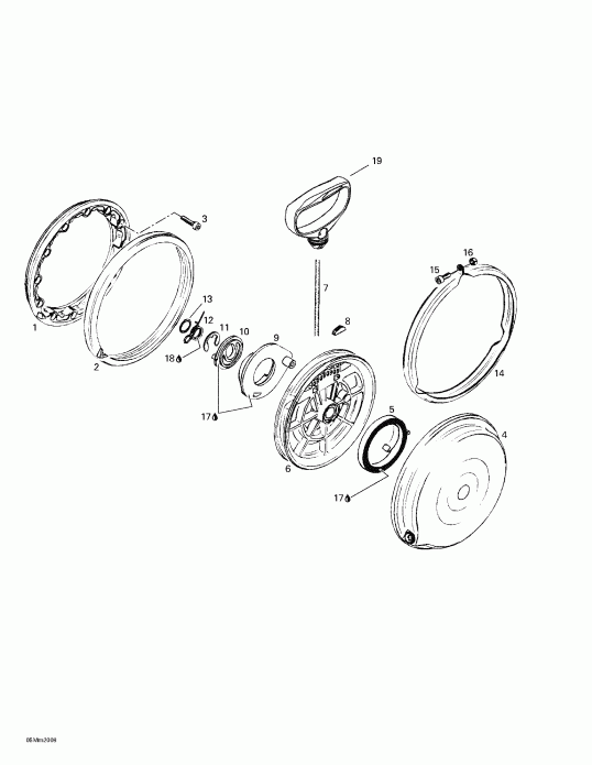  Ski Doo Summit 600/SB, 2000  - Rewind 