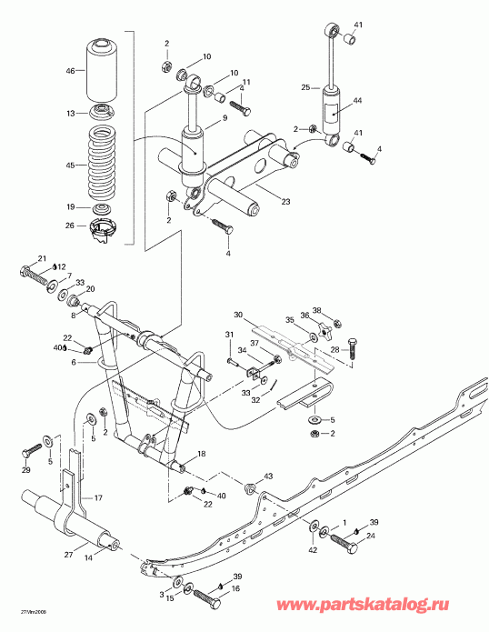 BRP SkiDoo Summit 600/SB, 2000 ������ - Front �����, ������ ��������