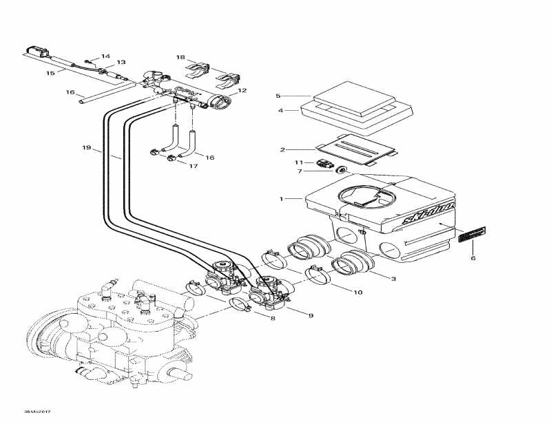snowmobile ski-doo Summit 700 SB, 2000 - Air   System